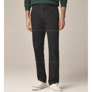 J.Crew 770 Straight Fit Core Stretch Chino Pants Mens W33 L32 Black AR886 Twill